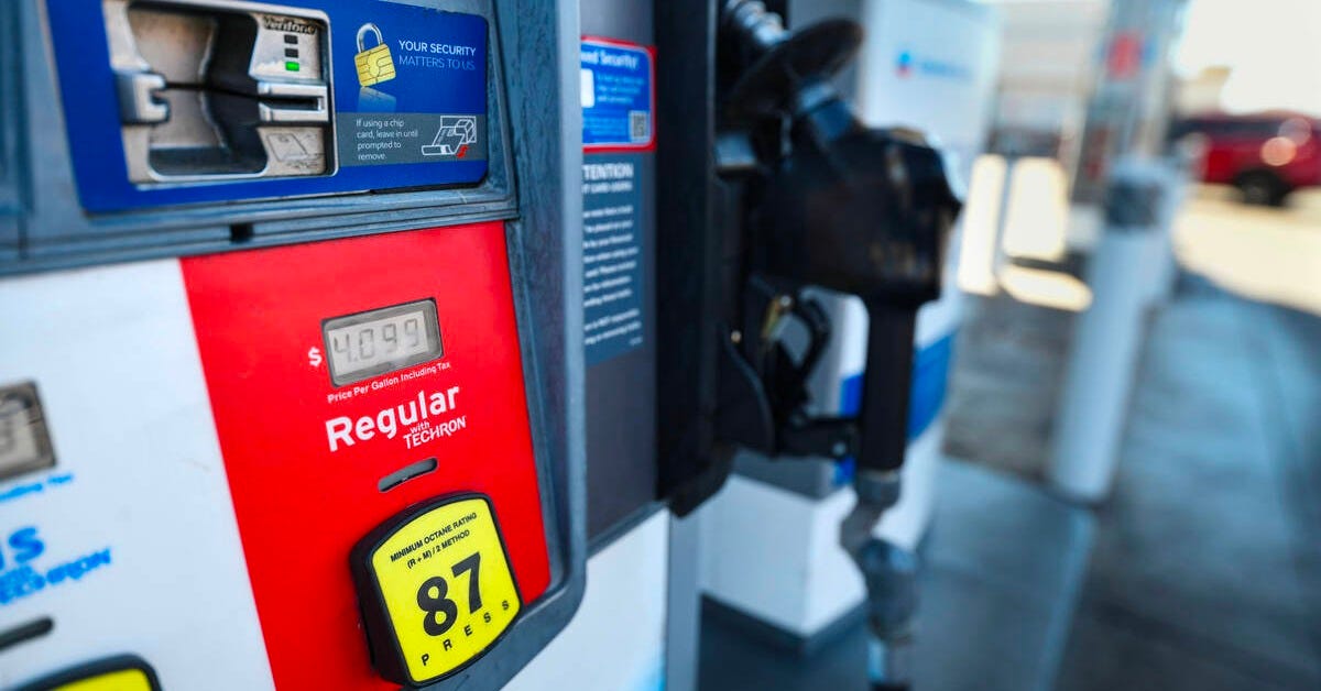 Las Vegas gas prices jump above $4 as Mideast war rages on | Personal  Finance | Business