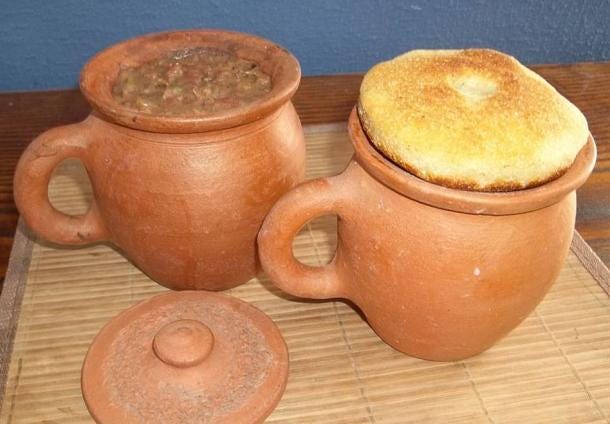 The clay pot and dish of Rhygenydd the Cleric could produce any food the heart desired The clay pot and dish of Rhygenydd the Cleric could produce any food the heart desired