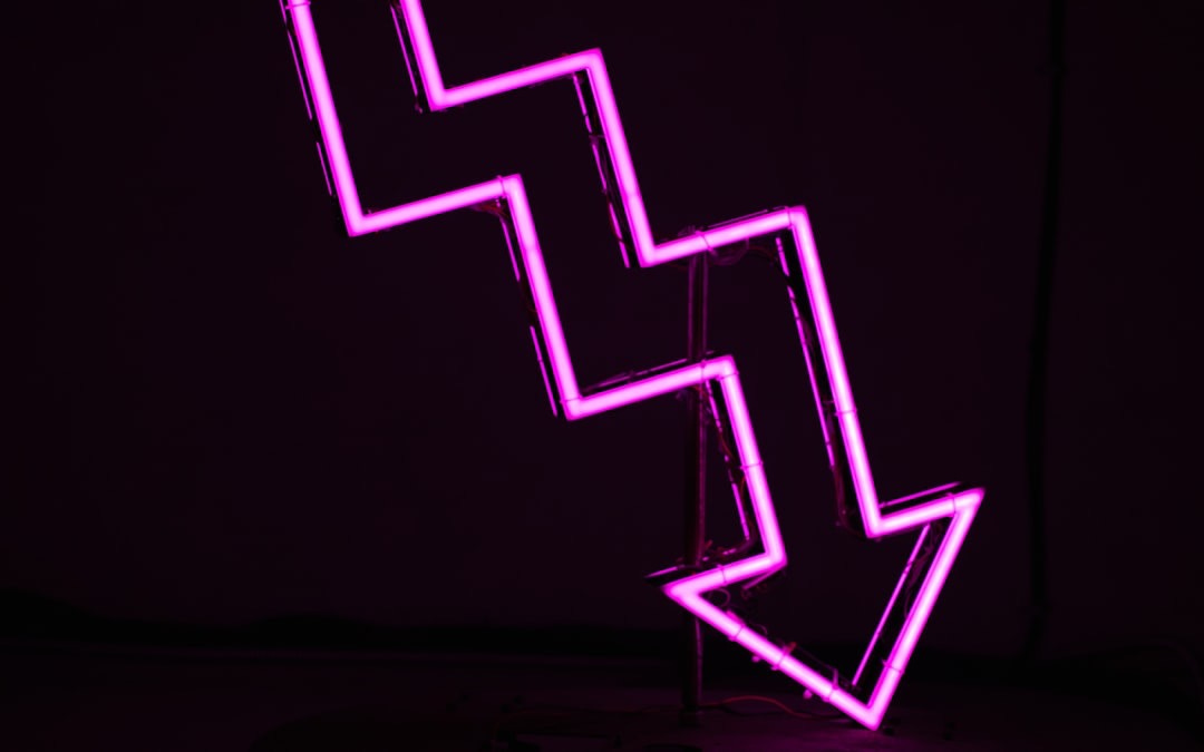 pink arrow neon sign pink arrow neon sign