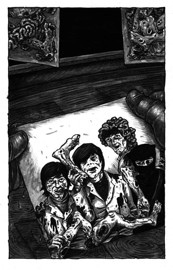 Jeffrey Brown's 'Paul is Undead' Zombie Beatles Want to Hold Your Hand… and  Eat It [Art]