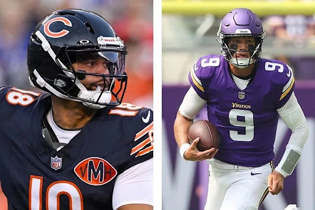 Caleb Williams vs. J.J. McCarthy - Yahoo Sports Caleb Williams vs. J.J. McCarthy - Yahoo Sports