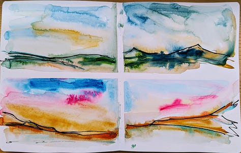 watercolor painting, watercolor illustrations