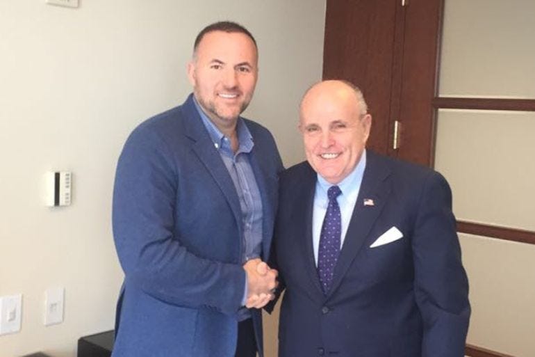 Pavel Fuchs and Rudy Giuliani Pavel Fuchs and Rudy Giuliani