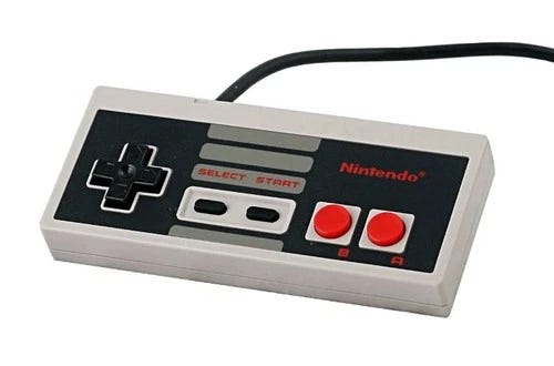 Nintendo NES-004E Controller E-Type Vintage Retro Gamepad OEM NES 1985.......141 - Picture 1 of 5