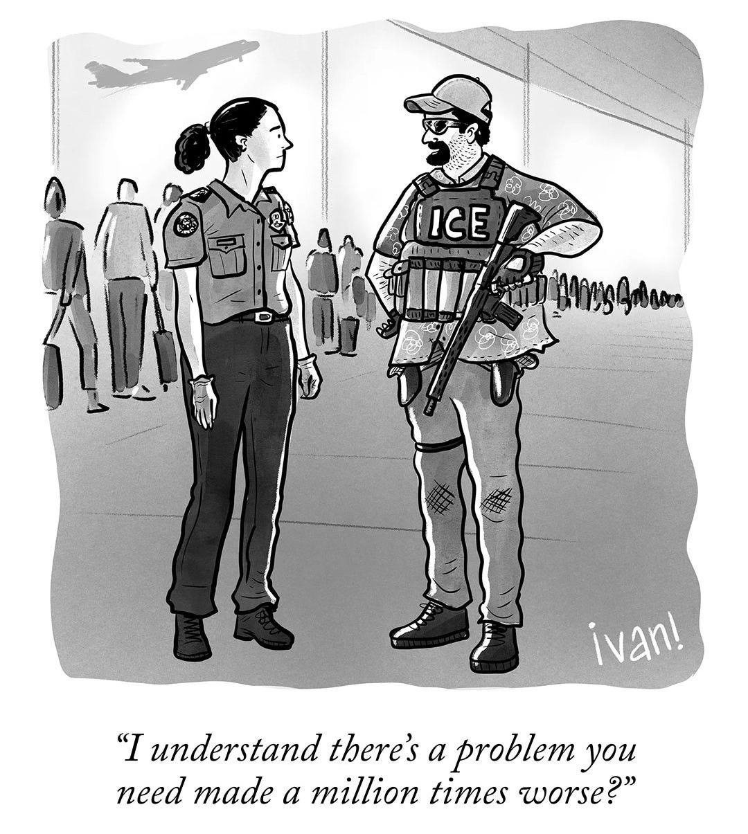 May be an image of one or more people and text that says 'චිමි ICE p ivan! "I understand there's a problem you need made a million times worse?"'