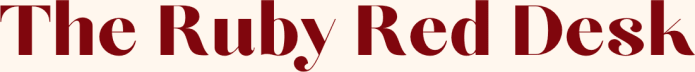 The Ruby Red Desk