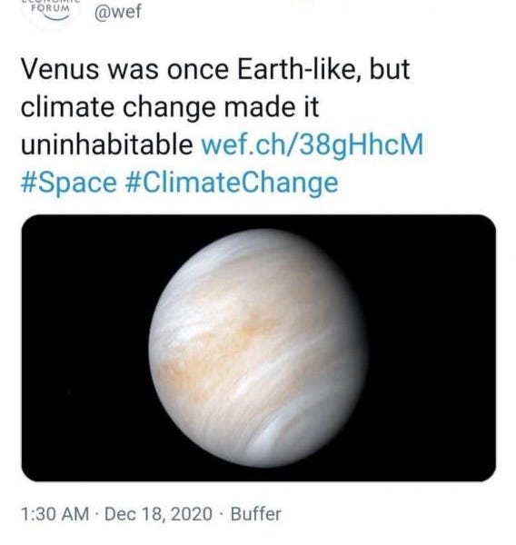 Stupid Venusians didn’t get rid of their gas stoves in time...