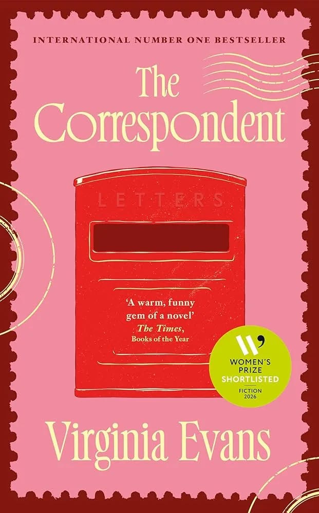 Virginia Evans wins the 2026 Women’s Prize for Fiction for her debut novel The Correspondent