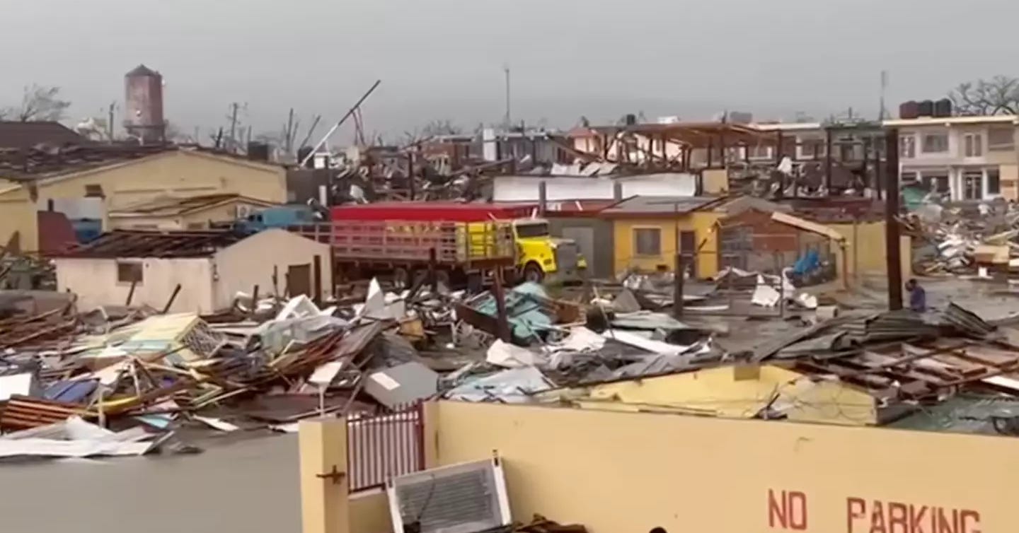 Harrowing footage shows aftermath of Hurricane Melissa as Jamaica is declared a disaster area
