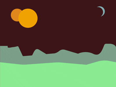 Animated cartoon rocket traveling through space Animated cartoon rocket traveling through space