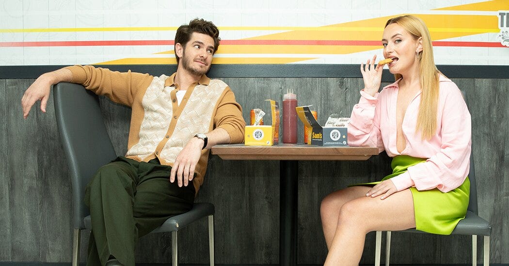 On 'Chicken Shop Date,' Andrew Garfield and Amelia Dimoldenberg Prove  Flirting Isn't Dead - The New York Times