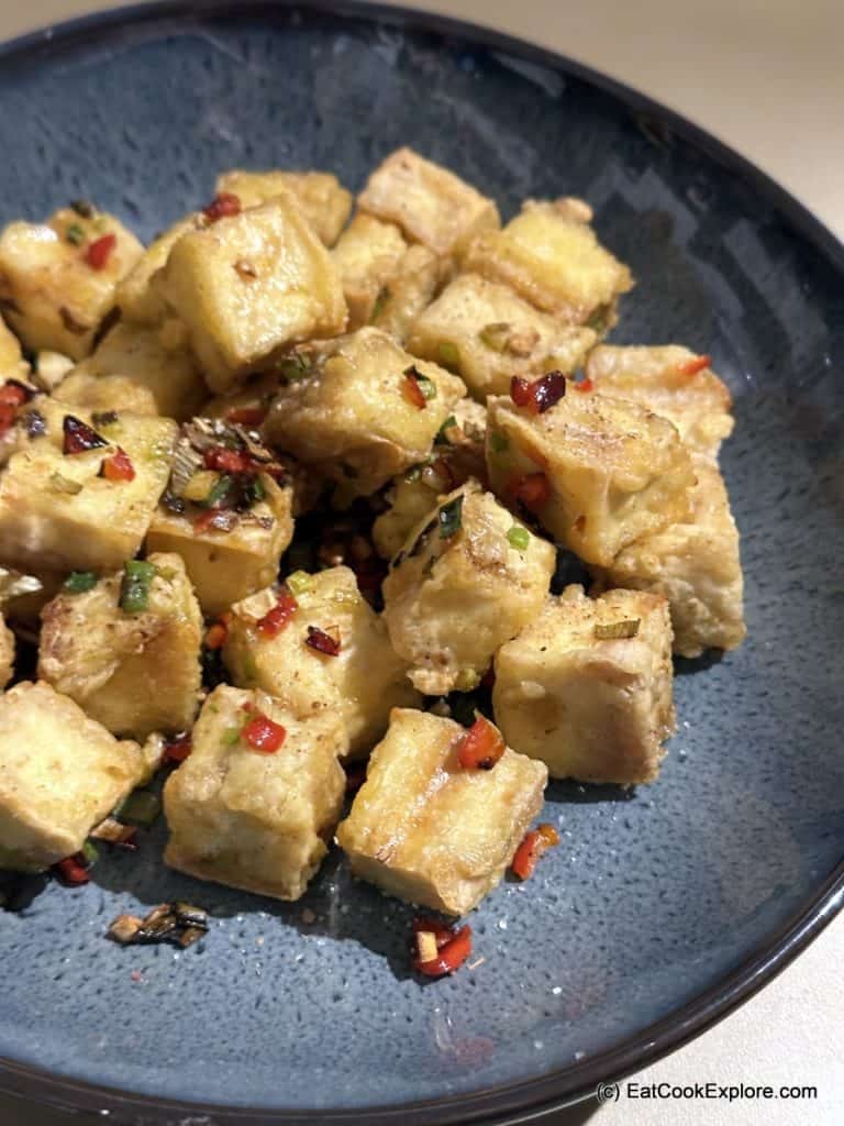 Crispy Air Fryer Salt Pepper Tofu