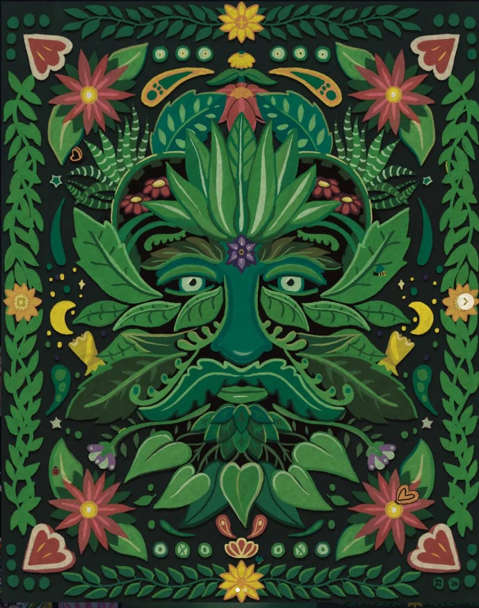 Green Man by Adrienne Price