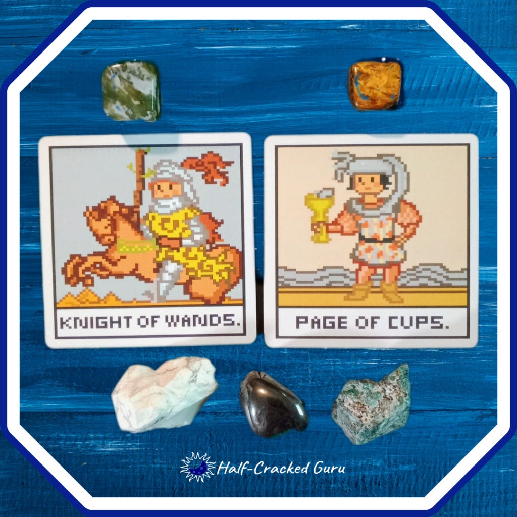A Message from the Universe ~ Grinding and Grounding, 8 Bit Tarot Cards A Message from the Universe ~ Grinding and Grounding, 8 Bit Tarot Cards