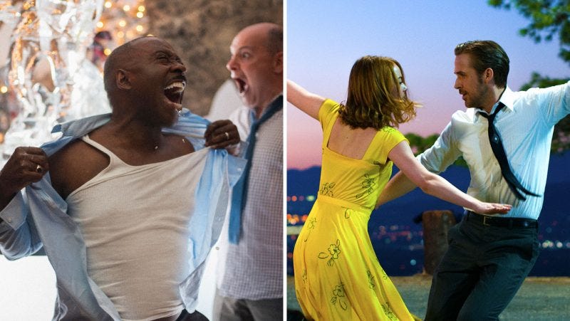 office christmas party and la la land box office hits