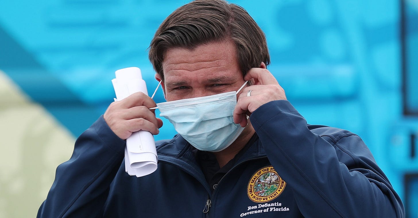 The Steep Cost of Ron DeSantis's Vaccine Turnabout - The New York Times