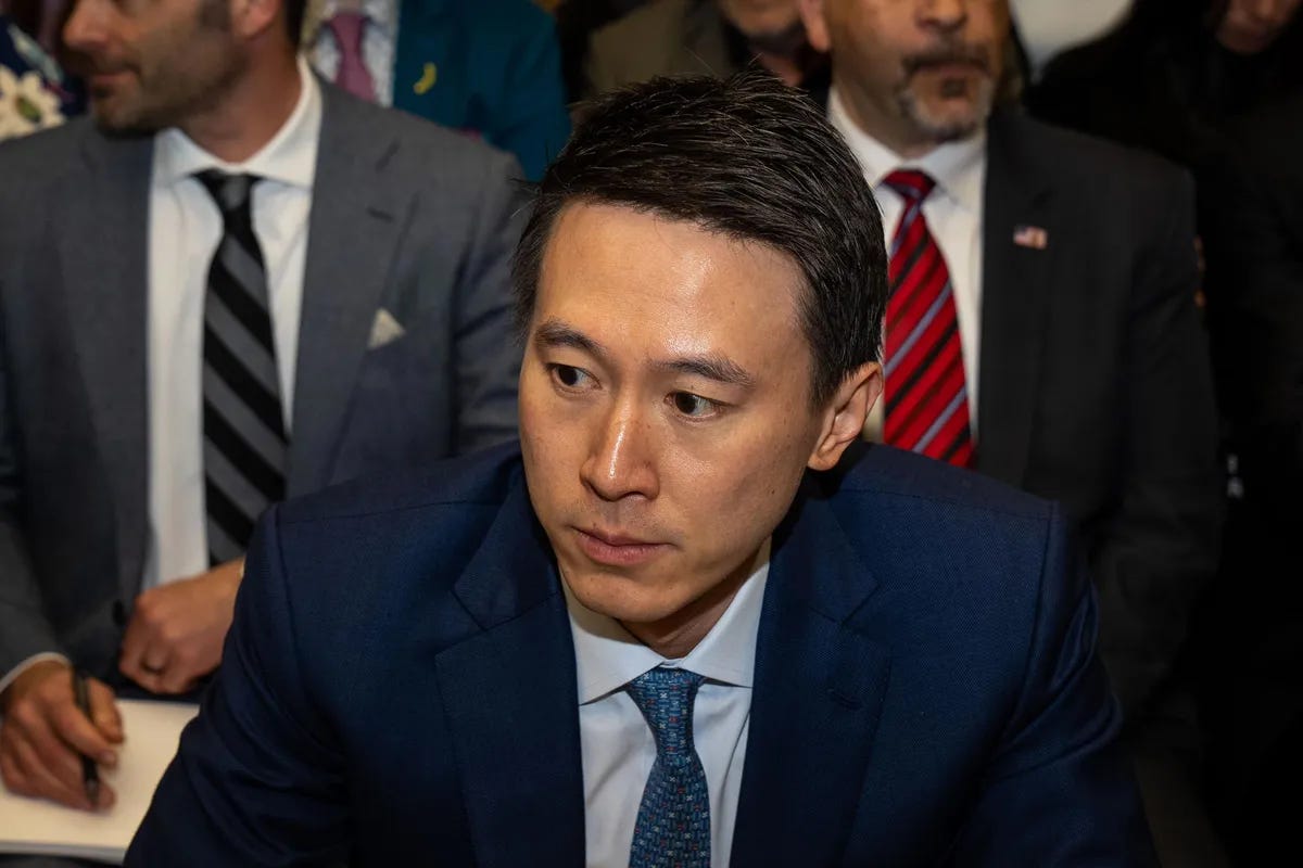 TikTok Chief Executive Officer Shou Zi Chew testifies before the House Energy and Commerce Committee in March 2023