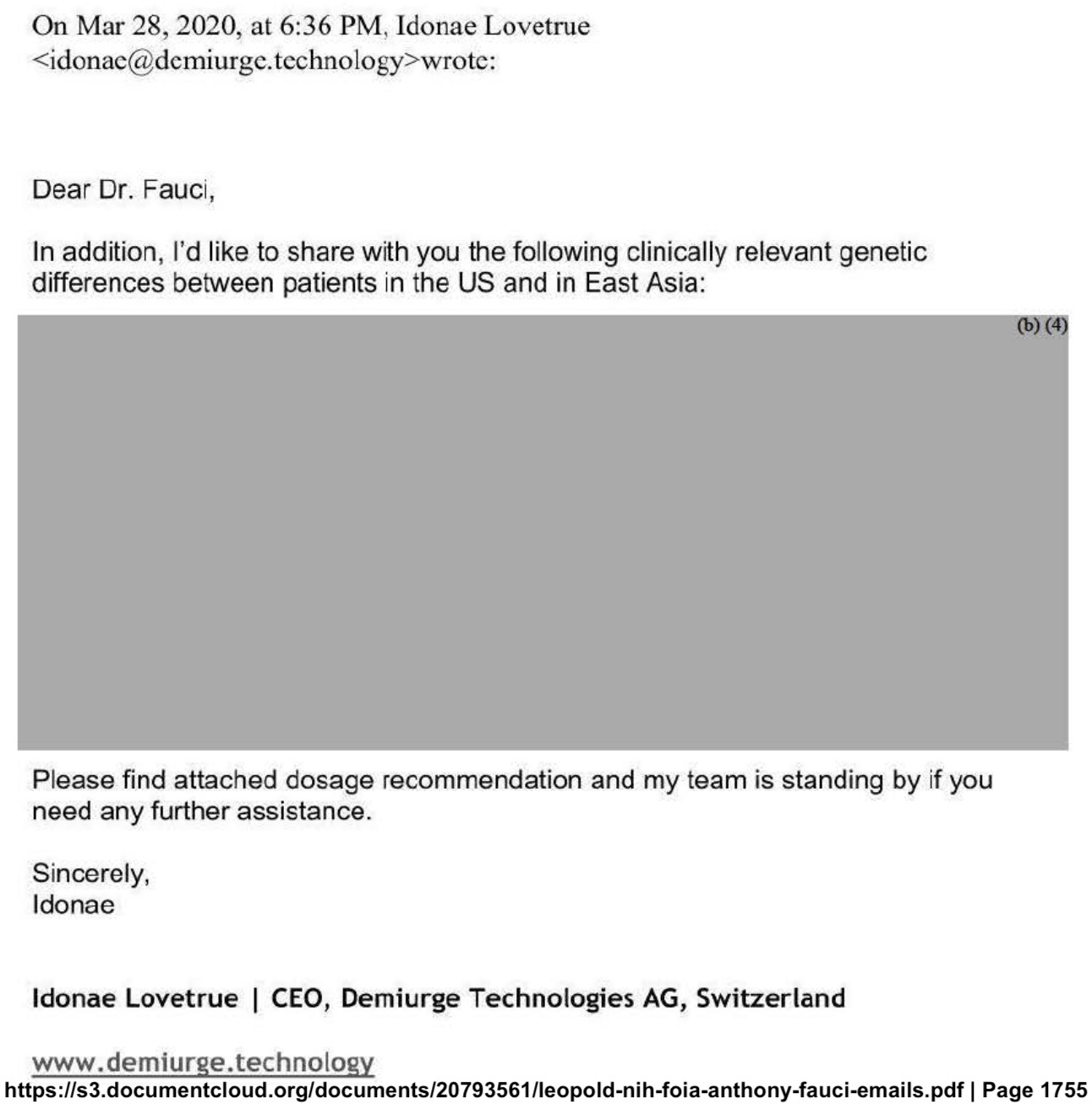 jessicar.substack.com - Jessica Rose - Demiurge Technology AG, Fauci, Gates, Drosten, AGI and Epstein