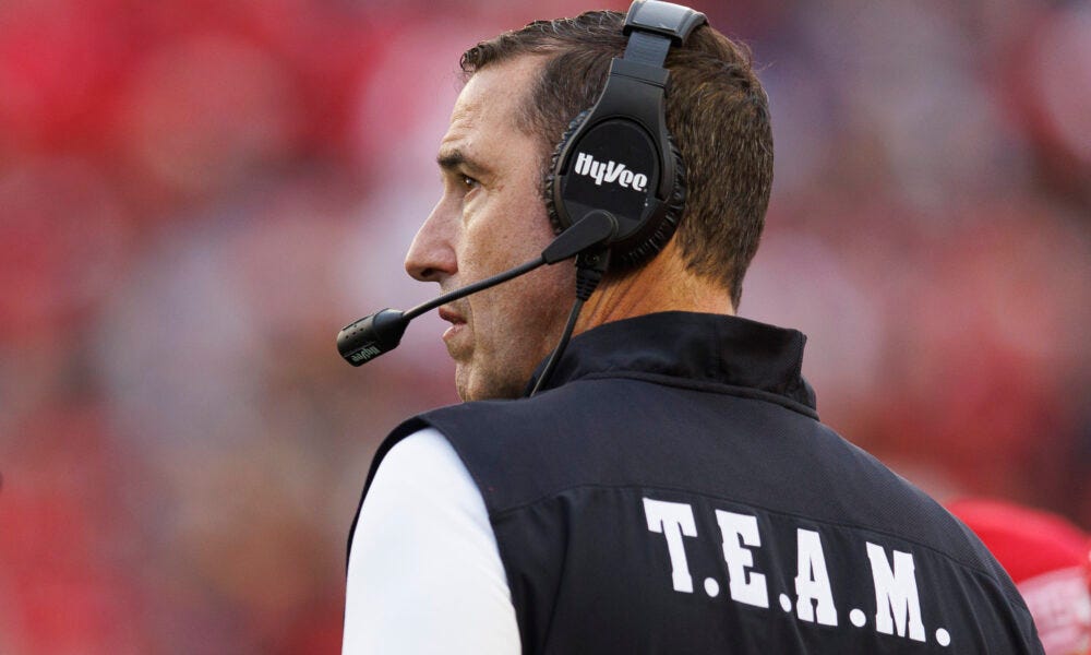 Wisconsin Badgers football head coach Luke Fickell