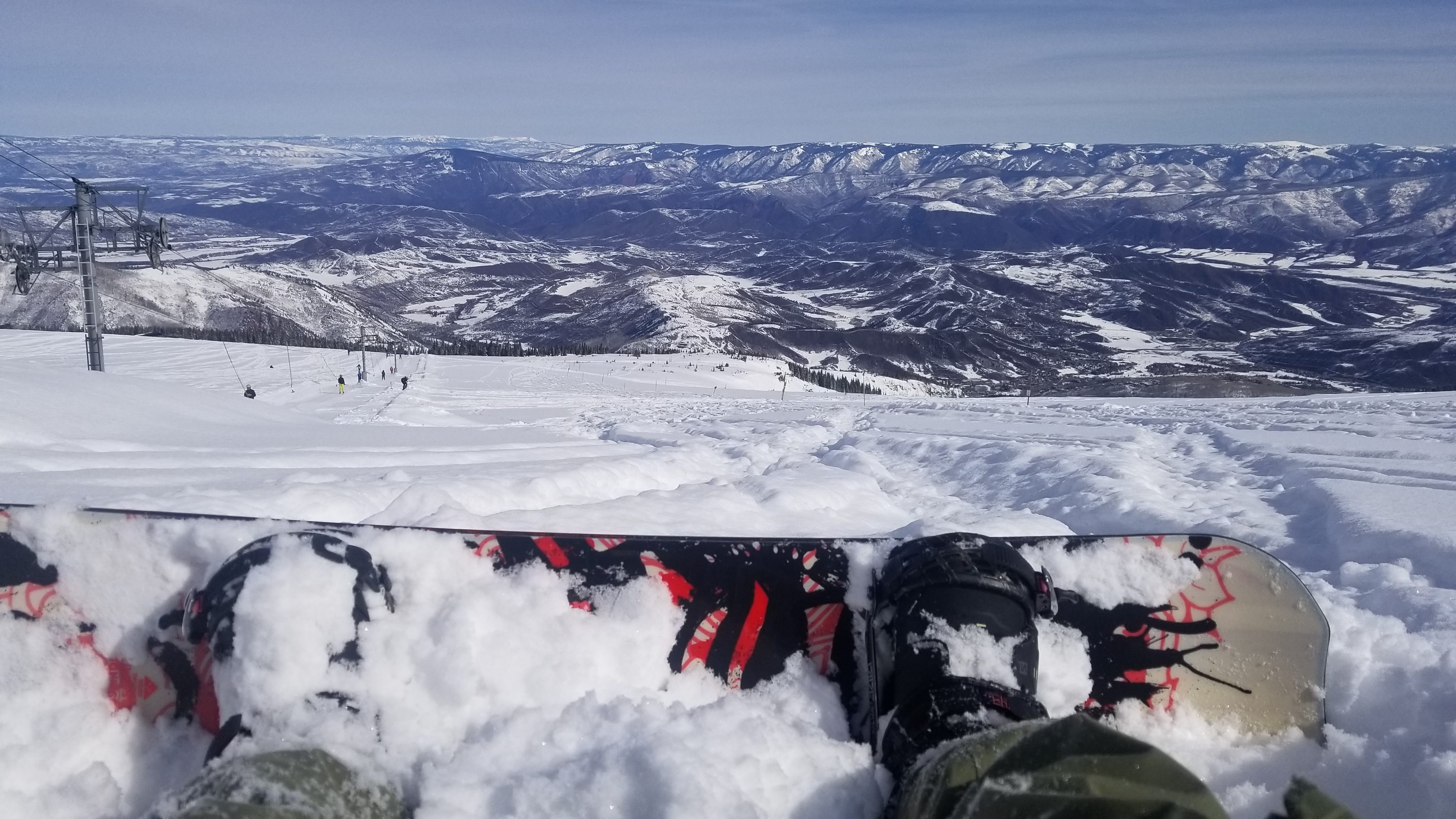 The view of Aspen Snowmass from "Rocky Mountain High."