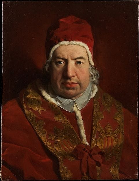 Pierre Hubert Subleyras | Pope Benedict XIV (Prospero Lambertini, 1675–1758) | История искусства ...