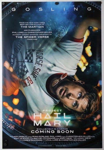 Project Hail Mary showing Ryan Gosling in a spacecraft Project Hail Mary showing Ryan Gosling in a spacecraft