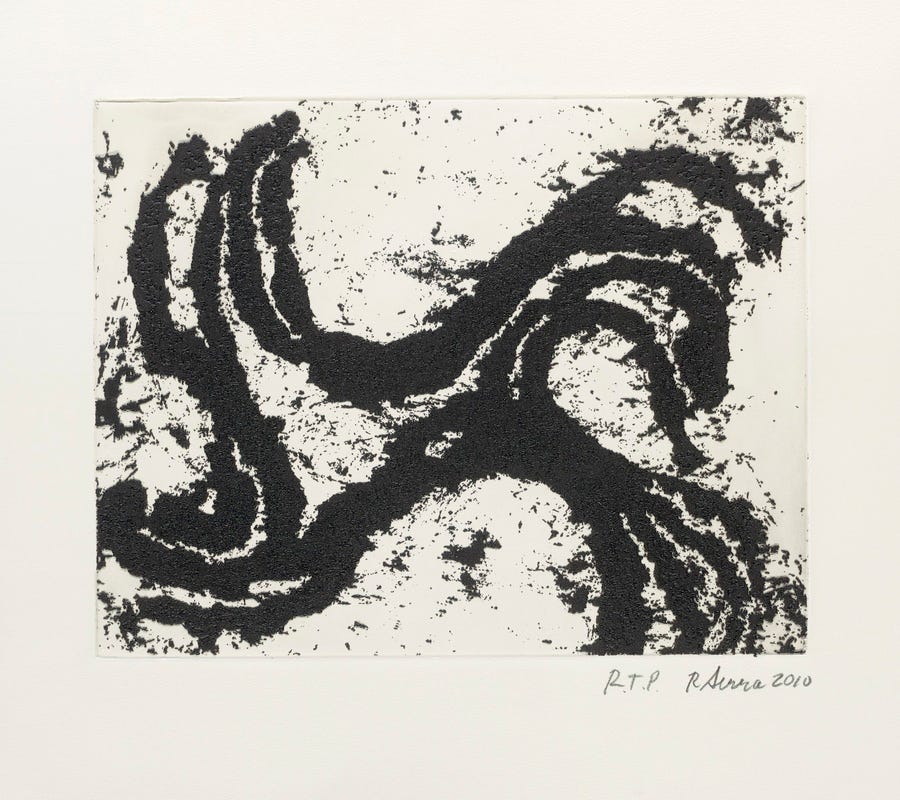 Richard Serra, Junction #5, (1 color etching), Gemini G.E.L., Los Angeles, CA, 2010, (RS10-3489), Edition of 50 [© Richard Serra / ARS, New York]