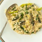 Lemon Risotto with Asparagus and Wild Garlic