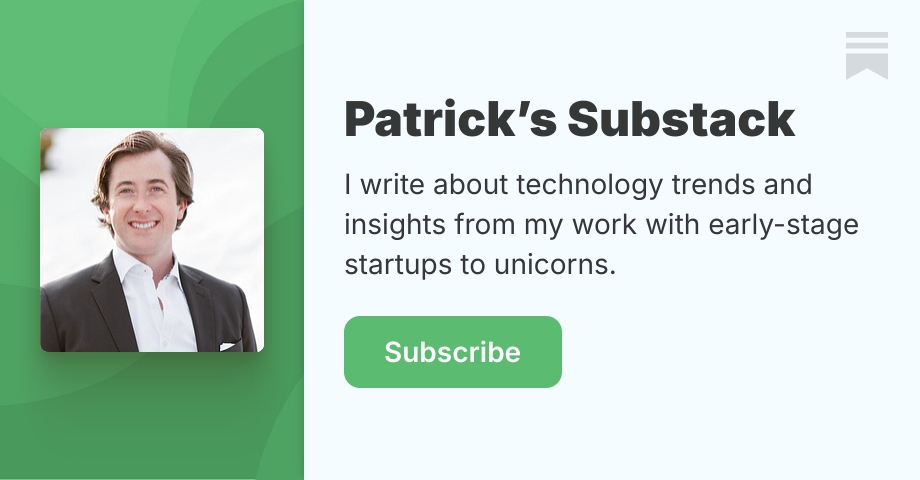 Patrick’s Substack | Substack