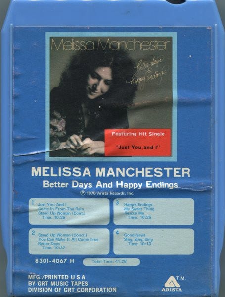 Melissa Manchester – Better Days & Happy Endings – Vinyl (LP, Album,  Reissue), 1978 [r1815952] | Discogs