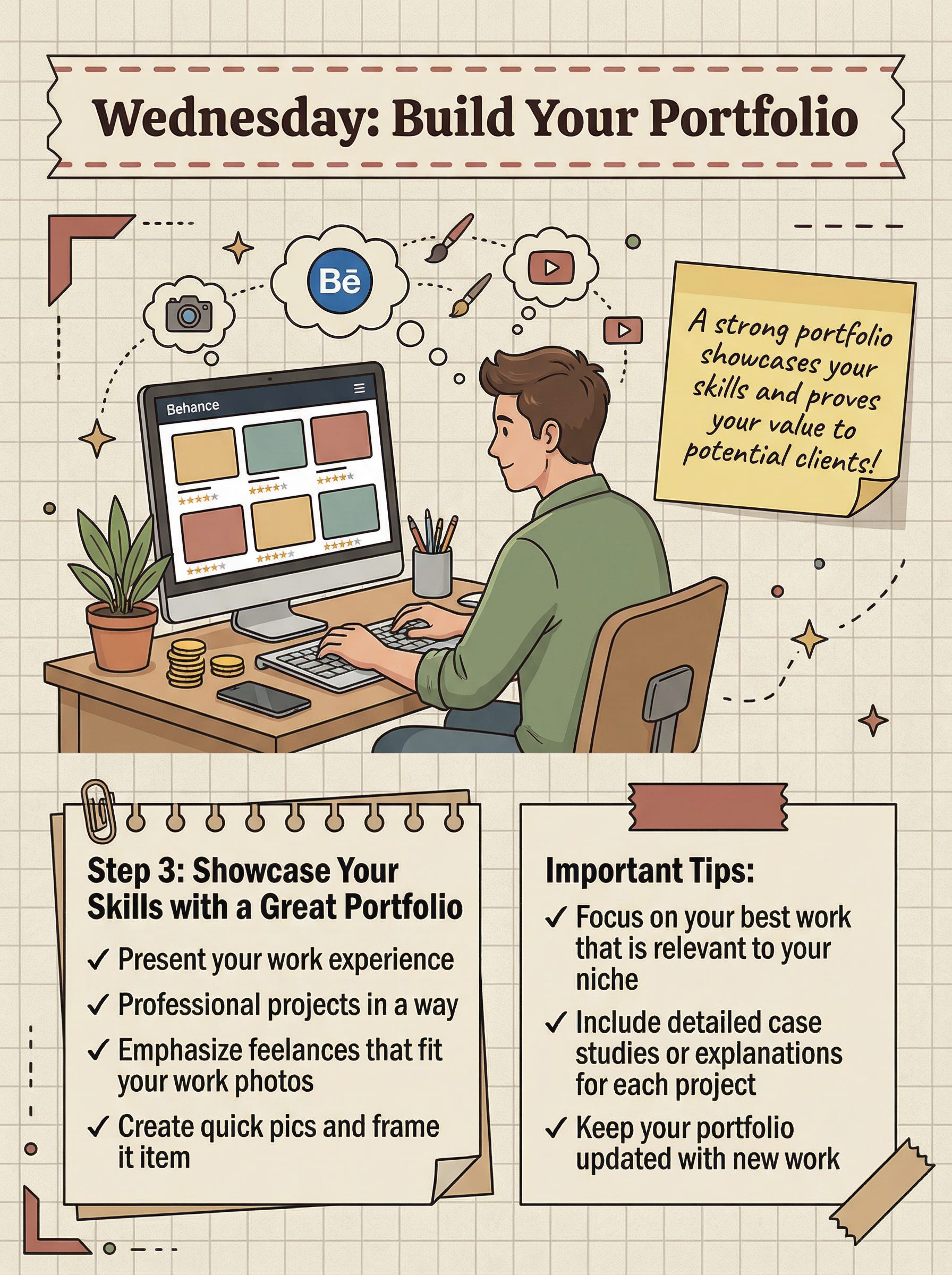 🚀 7-Day Freelancing Plan for Beginners (Save This!)
