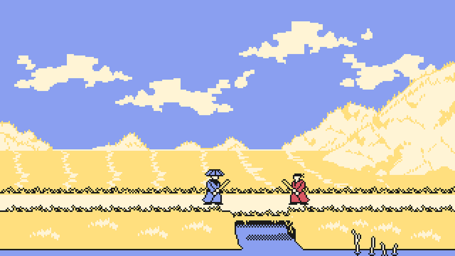 2D Pixel Art Samurai Arena
