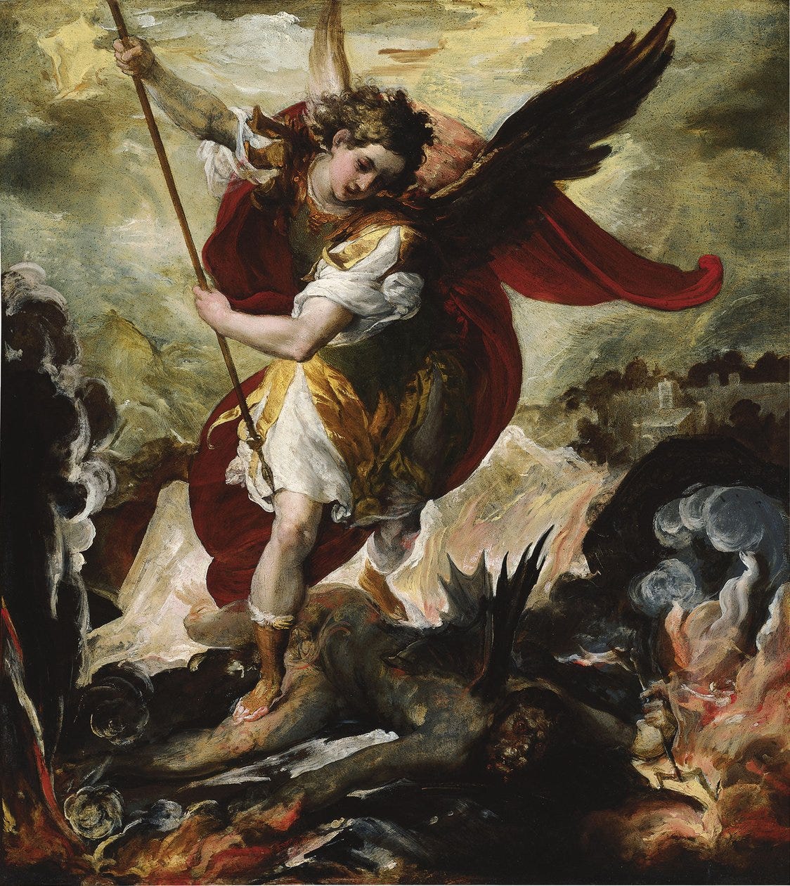 Saint Michael Vanquishing Satan