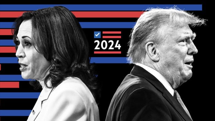 Kamala Harris vs Donald Trump: tracking the 2024 US presidential  advertising battle