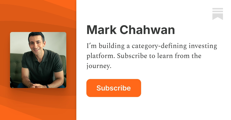 Mark Chahwan | Substack