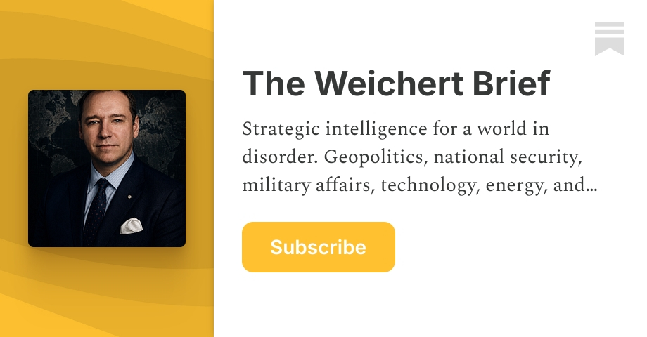 The Weichert Brief | Substack