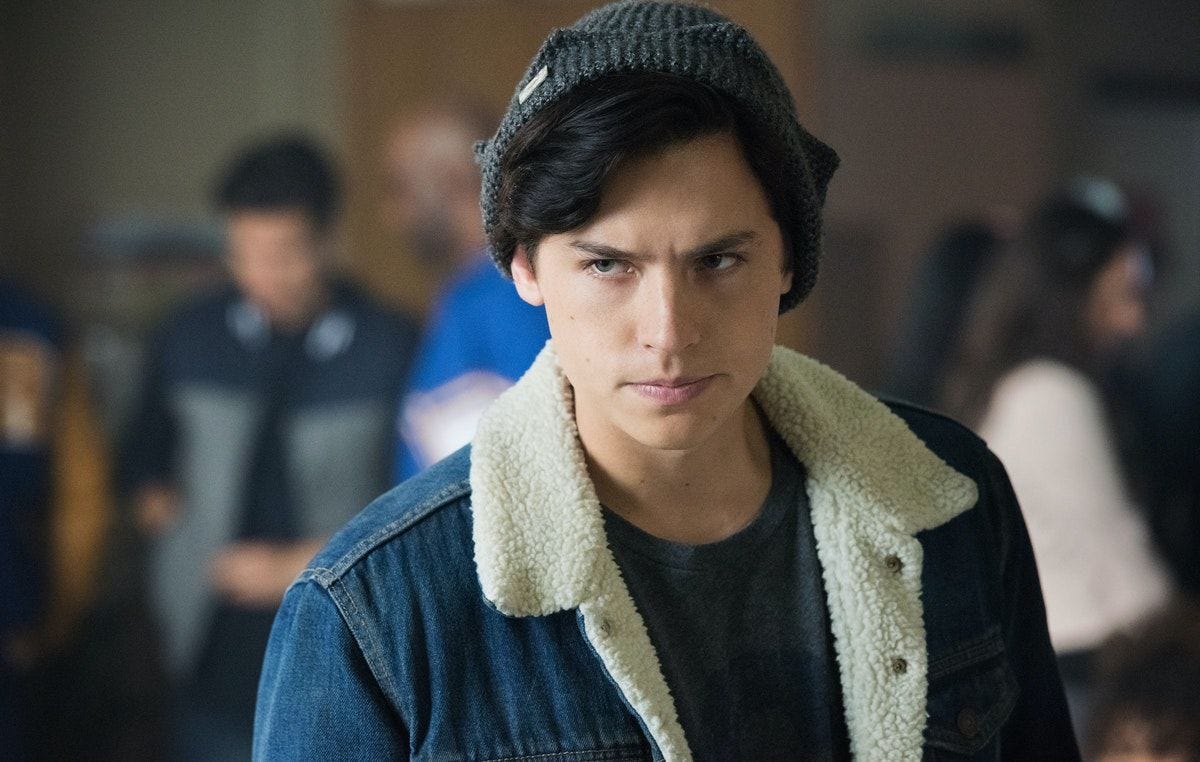 TV's Jughead arrested - actor Cole Sprouse ziptied. TV's Jughead arrested - actor Cole Sprouse ziptied.