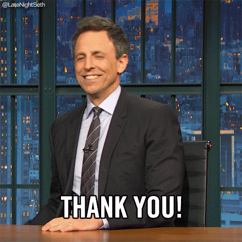 Seth Meyers Thank You GIF by Late Night with Seth Meyers Seth Meyers Thank You GIF by Late Night with Seth Meyers