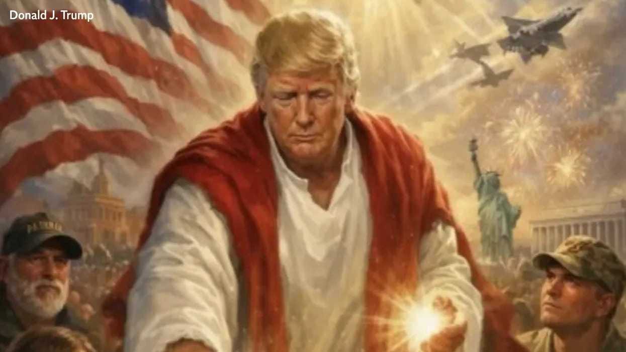 JD Vance claims outrage to Trump Jesus image is people 'not understanding  his humour'