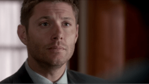 Ackles adlibs earnestly: 'Be proud of that.'