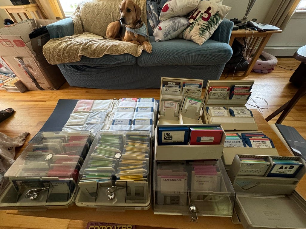 I have a lot of freaking floppies!