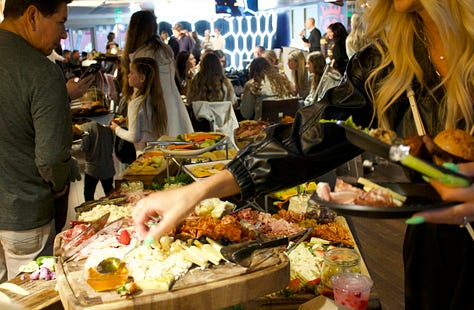 Utah Royals FC host a launch for the club's newest third kit, "The Swarm" with local Utah sponsors, club management, influencers, and college and youth soccer players, Thursday, Feb. 26, 2026 at America First Field in Sandy, Utah. (Photos via Salt City Soccer)