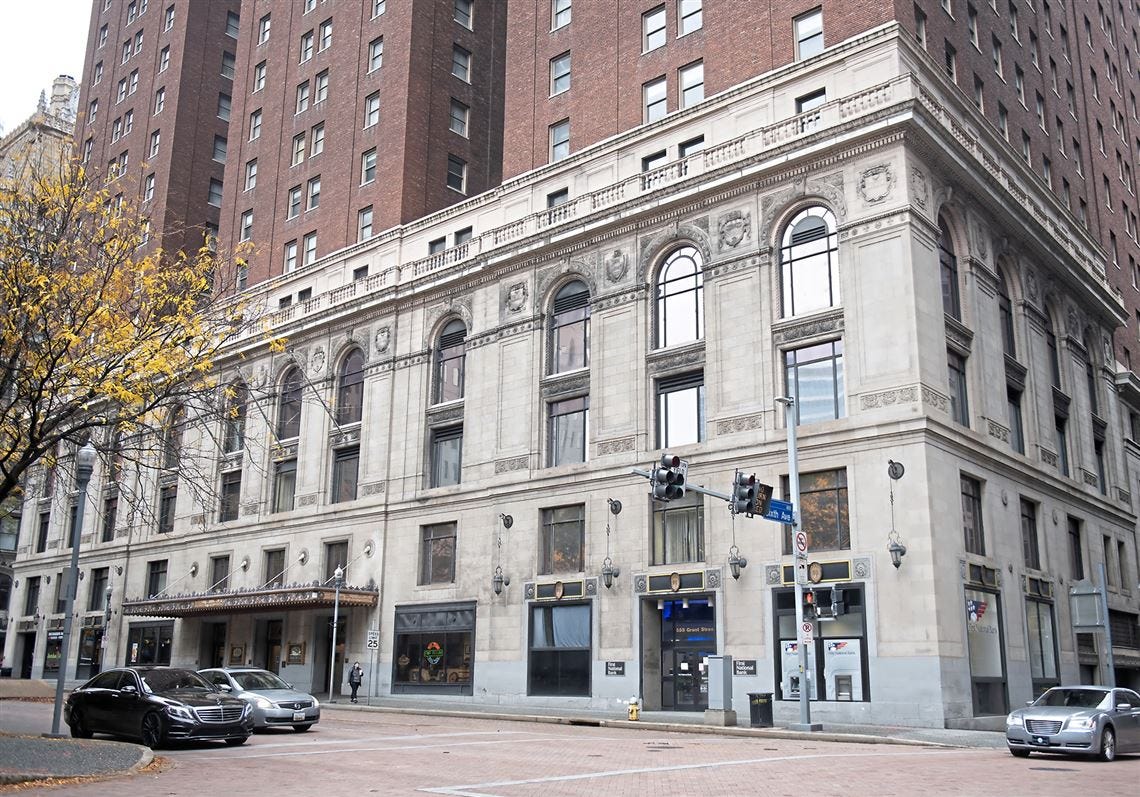 The Omni William Penn Hotel, where in 1933 a man who would become one of America’s major writers spent three unproductive and drunken months editing the “Aristocrat of Pittsburgh Publications.”