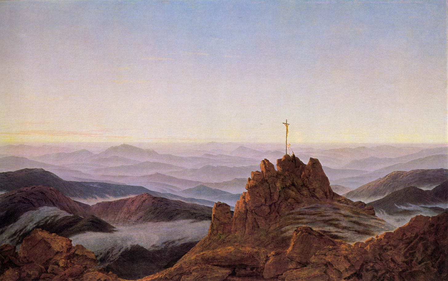 Morning in Riesengebirge - Caspar David Friedrich - WikiArt.org ...
