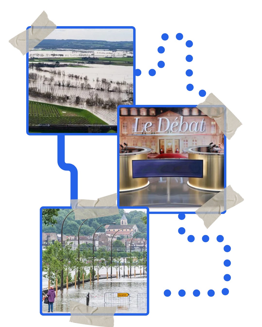 Couverture de « Après la sécheresse, la France sous l’eau ? »