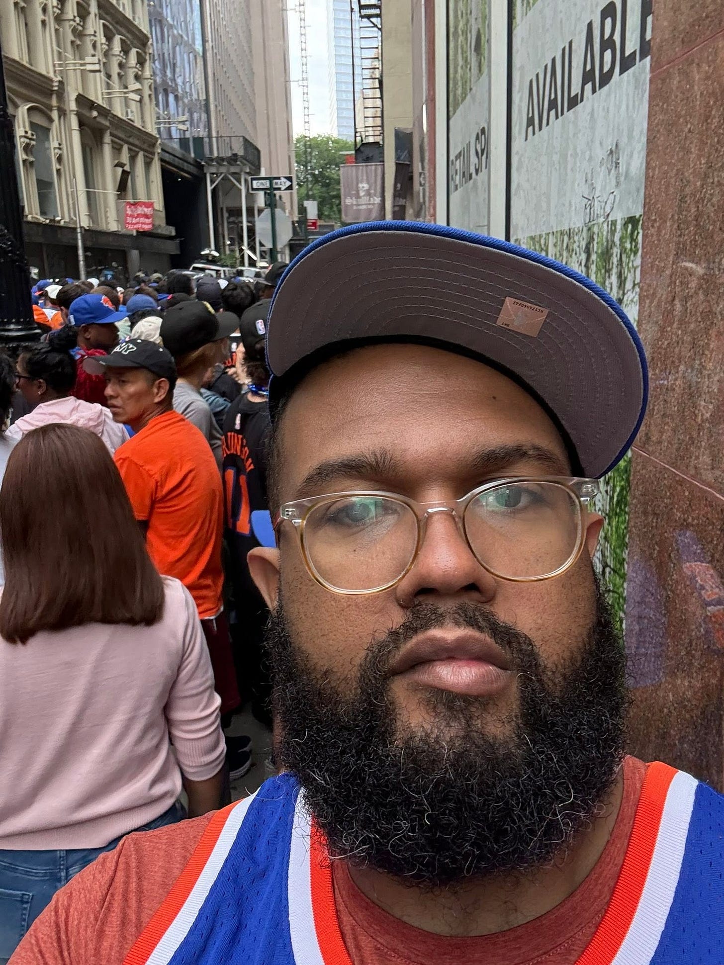 May be an image of one or more people, beard and crowd