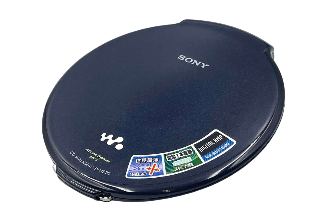 SONY　Discman D-20　CD COMPACT PLAYER Vintage Sony Discman D-20 CD Player With New Headphones