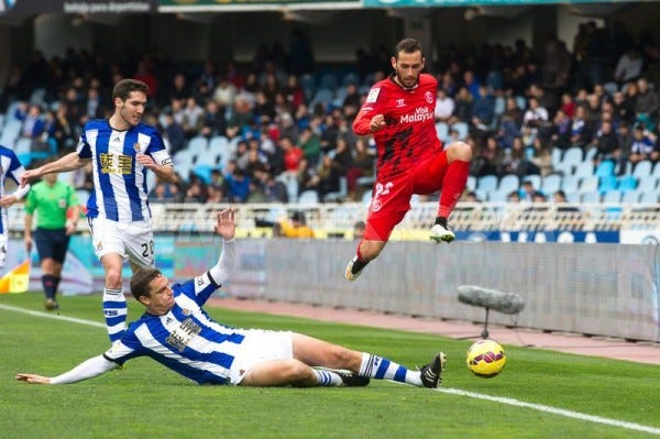 real sociedad vs sevilla flying high la liga soccer 2015 real sociedad vs sevilla flying high la liga soccer 2015