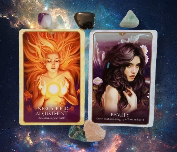 A Message from the Universe ~ Find Your Beauty, Oracle of the Mermaids Cards