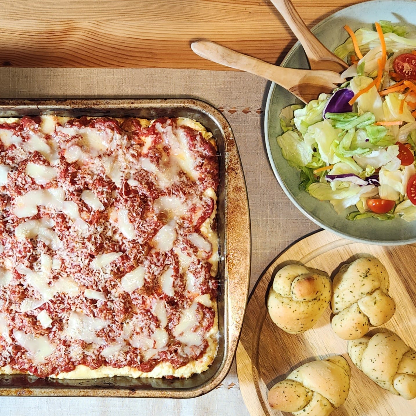 Photo of the end product of this recipe — lasagna